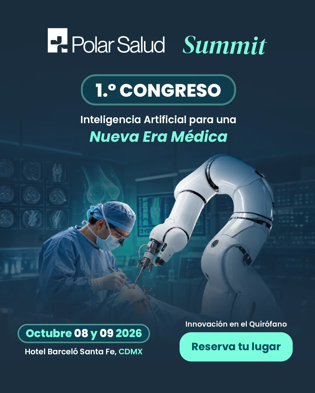 Polar Summit 2026, 8 y 9 de octubre de 2026, Hotel Barceló Santa Fe, CDMX. Reserva tu lugar